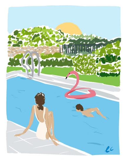 SWIMMING PINK